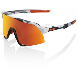 Glasses S3 - Soft Tact Grey Camo - HiPER Red Multilayer Mirror Lens