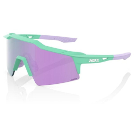 Glasses Speedcraft SL - Soft Tact Mint - HiPER Lavender Mirror Lens