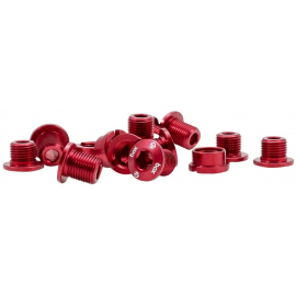Box One Alloy 7075 Chainring Bolts Red