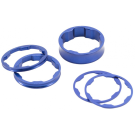 Two Stem Spacer 1 1/8" - Blue - 1 1/8"