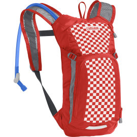CAMELBAK KIDS MINI MULE HYDRATION PACK 3L WITH 15L RESERVOIR 2020 RACING RED CHECK 3L