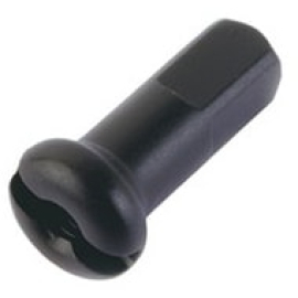 2 x 12 mm Prolock alloy nipples black (box of 100)