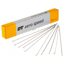 Aero Speed silver spokes 15 / 19 g = 1.8 / 1 mm box 72, 292 mm