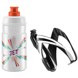 Ceo Jet youth bottle kit includes cage and 66 mm, 350 ml bottle orange