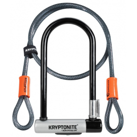 Kryptolok Standard U-Lock with 4 foot Kryptoflex cable Sold Secure Gold