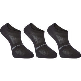Freewheel coolmax low sock triple pack - black - small 36-39
