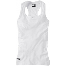 Isoler mesh women's sleeveless baselayer, white size 12 - 14