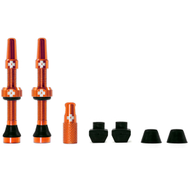  Tubeless Valve Kit 44mm/Orange 