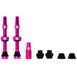Muc-Off Tubeless Valve Kit 44mm/Pink