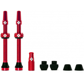  Tubeless Valve Kit 44mm/Red