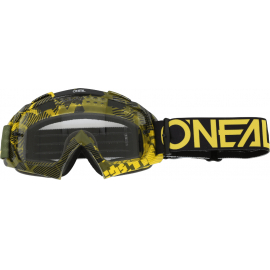 O'Neal B-10  Goggle Pixel Neon/Yellow-Clear