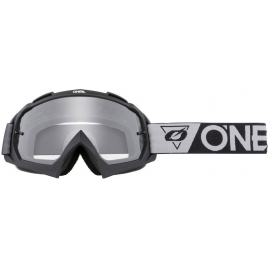 O'Neal B-10 Goggle Speedmetal Black/Grey - Clear Lens