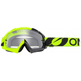 O'Neal B-10 Goggle Twoface Black/Neon Yellow - Clear Lens