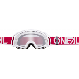 B-20 Goggle Flat Red/White - Clear