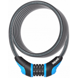 OnGuard Neon Combo Cable Lock Blue 1800 x 10mm
