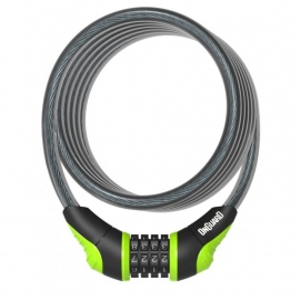 OnGuard Neon Combo Cable Lock Green 1800 x 10mm