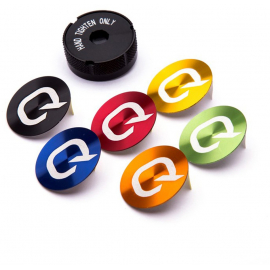 QUARQ BATTERY COVER & COLOURED DECALS (BLACK RED BLUE ORANGE GREEN & YELLOW)- COMPATIBLE WITH ANY QUARQ POWER METERS PRODUCED AFTER JANUARY 8 2015 (REVISION ADX):