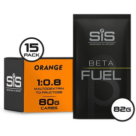 BETA Fuel energy drink powder - box of 15 sachets - orange