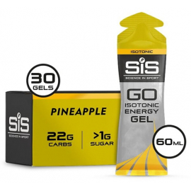 GO Isotonic Energy Gel - box of 30 gels - pineapple