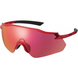 Equinox Glasses, Metallic Red, RideScape Road Lens