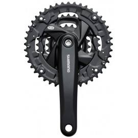 FC-M371 chainset with chainguard  square taper  48 / 36 / 26T  170 mm  black
