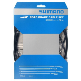 Road brake cable set with SILTEC coated inner wire