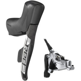 SRAM SHIFTHYDRAULIC DISC BRAKE RED ETAP AXS D1 STEALTHAMAJIG CONNECTED REAR BRAKELEFT SHIFT 1800MM WPOST MOUNT TI HARDWARE 2PIECE BLACK CALIPER ROTOR  BRACKET SOLD SEPARATELY  1800MM