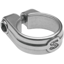 Stainless Steel Clamp  Cast and polished. Silver or black