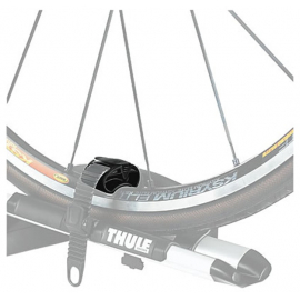 Wheel strap adaptors for cycle carriers