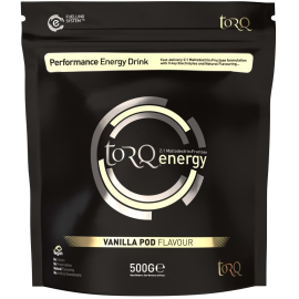 TORQ NATURAL ENERGY DRINK 1 X 500G VANILLA POD