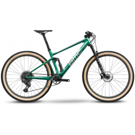 BMC 2022 FOURSTROKE 01 LT ONE GX EAGLE AXS 2022: SPARKLING FOREST GREEN & BRUSHED ALLOY L