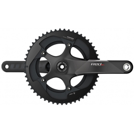SRAM CRANK SET RED GXP 175 50-34 YAW GXP CUPS NOT INCLUDED C2: BLACK 11SPD 175MM 50-34T