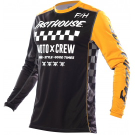 FASTHOUSE GRINDHOUSE ALPHA LONG SLEEVE JERSEY BLACKAMBER