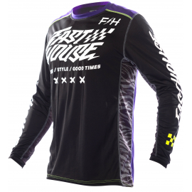 FASTHOUSE GRINDHOUSE RUFIO LONG SLEEVE JERSEY BLACKPURPLE