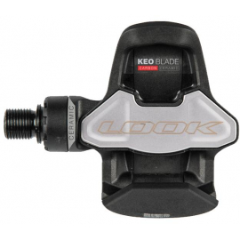 LOOK KEO BLADE CARBON CERAMIC BEARING CROMO AXLE WITH KEO CLEAT 12NM WITH 16NM SPARE: BLACK