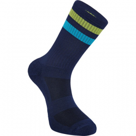 Alpine MTB sock  ink navy / lime punch small 36-39