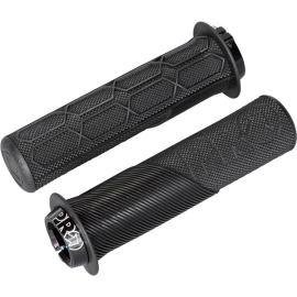 Trail Lock On Grips  with Flange  32mm  Black