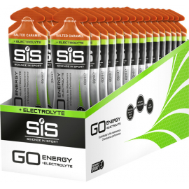 GO Energy + Electrolyte Gel - box of 30 gels - salted caramel