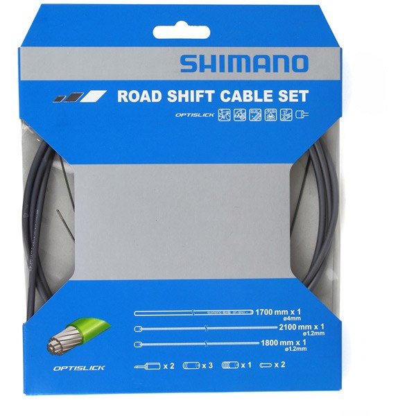 Tiagra 4700 Road gear cable set OPTISLICK inners Shimano 105 5800 black 