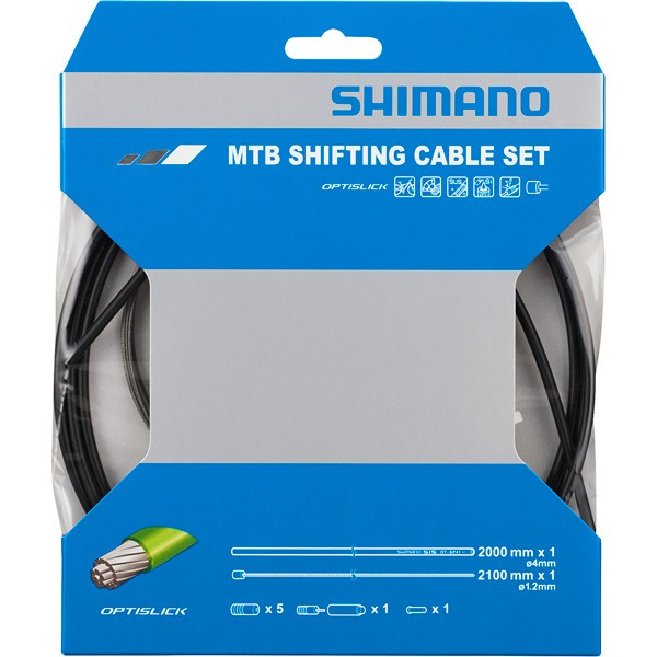 Tiagra 4700 Road gear cable set OPTISLICK inners Shimano 105 5800 black 
