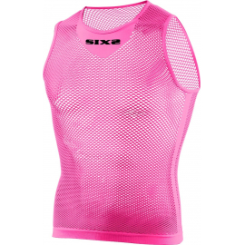 SIXS SMR2 Mesh Vest Base Layer Pink One Size