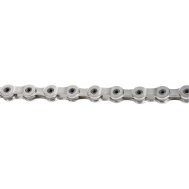 SRAM PC1091 HOLLOW PIN 10 SPEED CHAIN SILVER 114 LINK WITH POWERLOCK: SILVER 10 SPEED